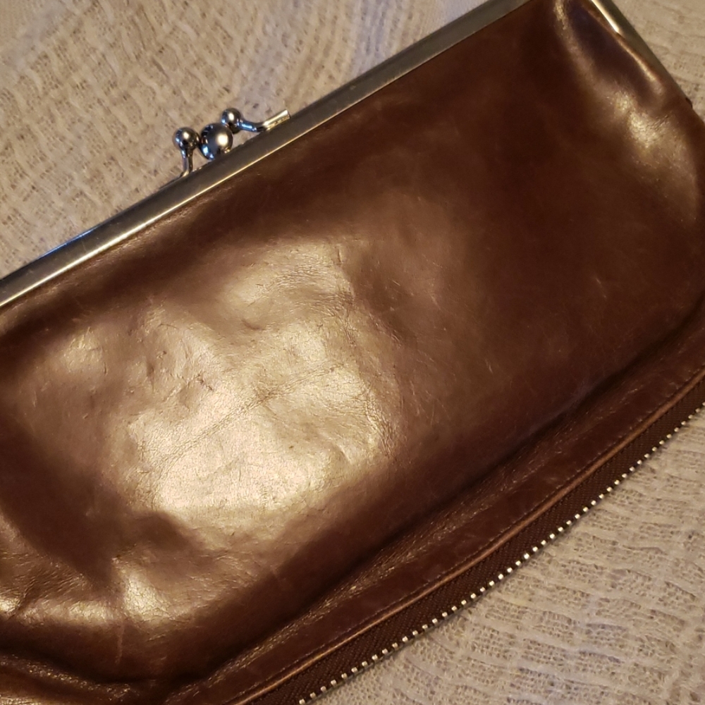 Hobo Brown clutch wallet